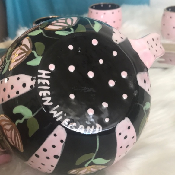 RARE Collectible Tea Set Helen Wiegand Hand Painted Decorative Handmade Ceramic - Picture 8 of 8